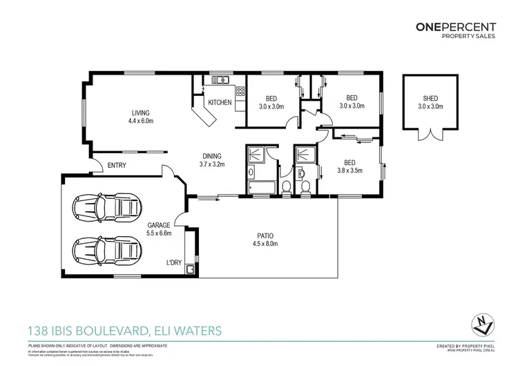 Floorplan of Homely house listing, 138 Ibis Boulevard, Eli Waters QLD 4655