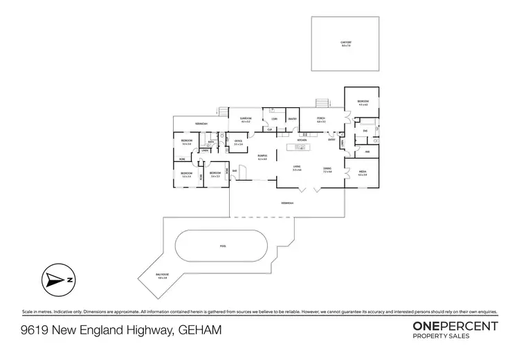 Floorplan of Homely house listing, 9619 New England Highway, Geham QLD 4352