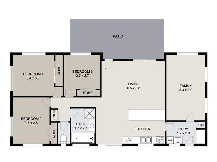 Floorplan of Homely house listing, 30 Tyson Crescent, Tannum Sands QLD 4680