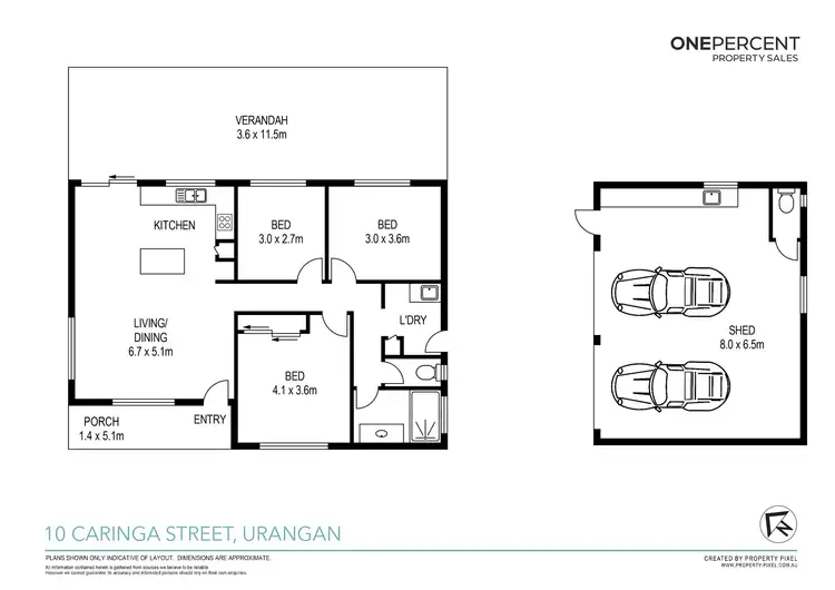 Floorplan of Homely house listing, 10 Caringa Street, Urangan QLD 4655