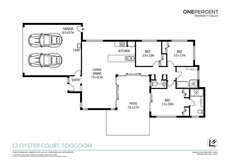 Floorplan of Homely house listing, 13 Oyster Court, Toogoom QLD 4655