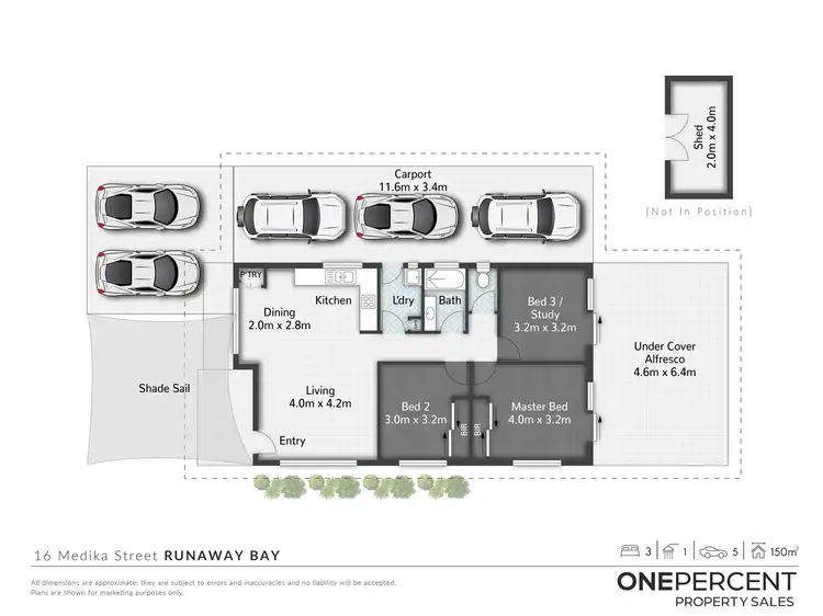 Floorplan of Homely house listing, 16 Medika Street, Runaway Bay QLD 4216