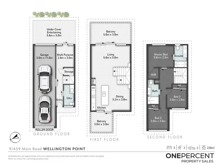 Floorplan of Homely townhouse listing, 9/459 Main Road, Wellington Point QLD 4160