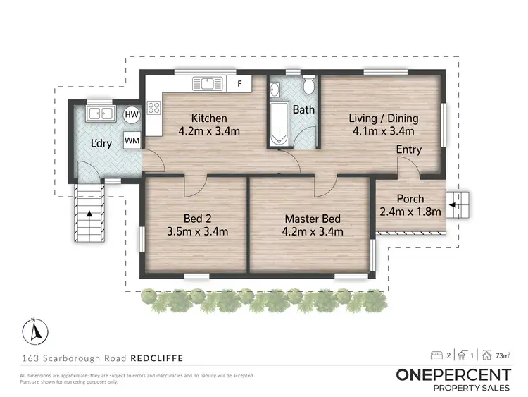 Floorplan of Homely house listing, 163 Scarborough Road, Redcliffe QLD 4020