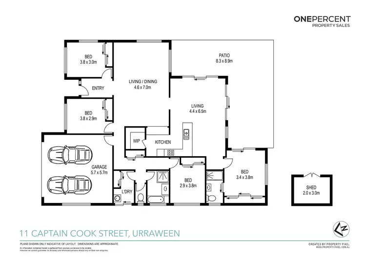 Floorplan of Homely house listing, 11 Captain Cook Street, Urraween QLD 4655
