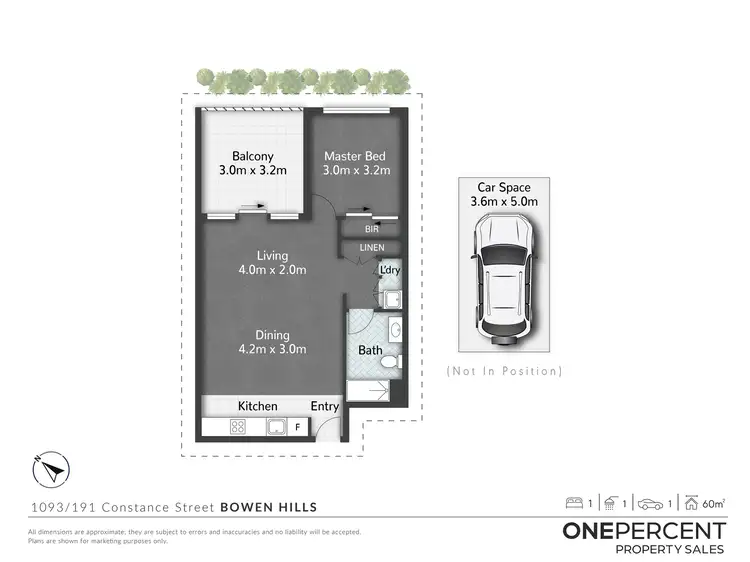 Floorplan of Homely unit listing, 803/24 Brewers Street, Bowen Hills QLD 4006