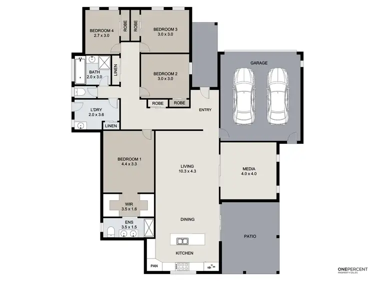 Floorplan of Homely house listing, 10 Phoenix Place, Telina QLD 4680