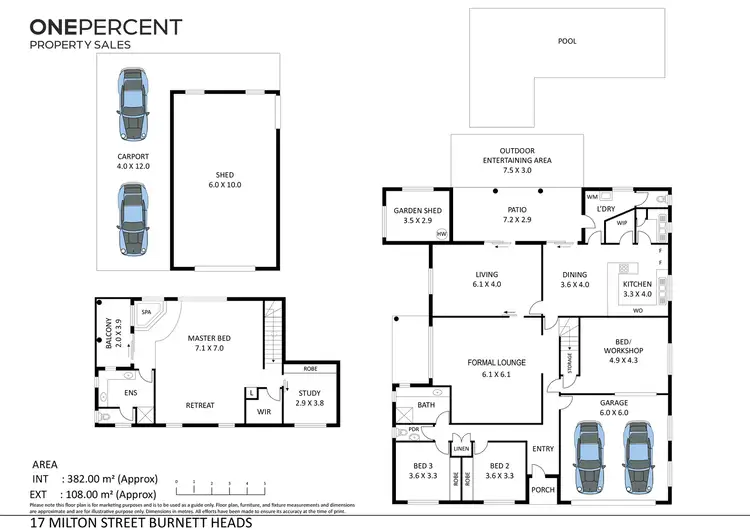 Floorplan of Homely house listing, 17 Milton Street, Burnett Heads QLD 4670