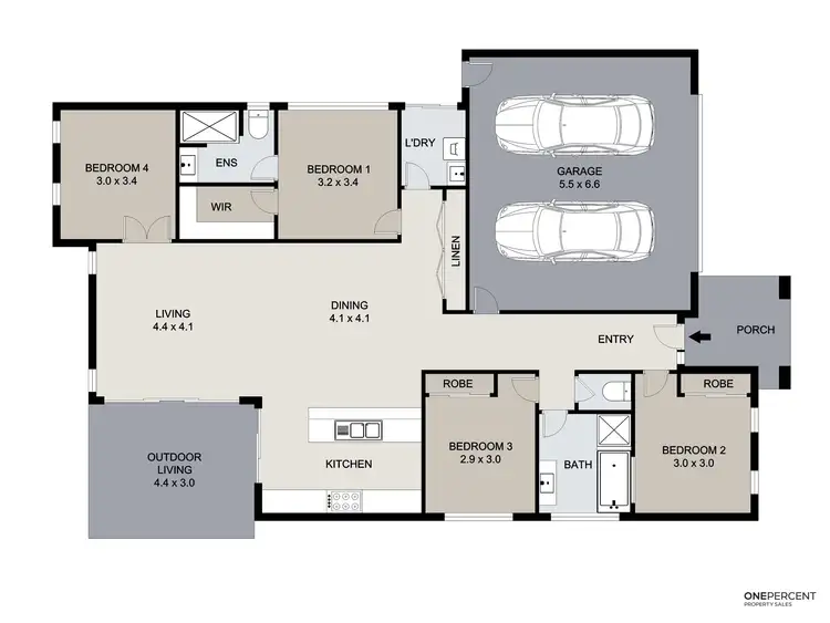 Floorplan of Homely house listing, 9 Phelps Circuit, Kirkwood QLD 4680