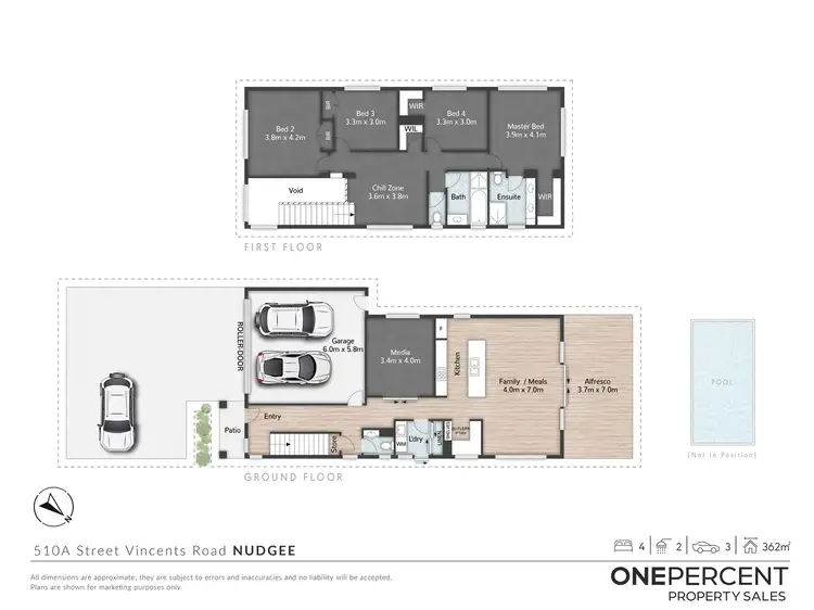 Floorplan of Homely house listing, 510A St Vincents Road, Nudgee QLD 4014