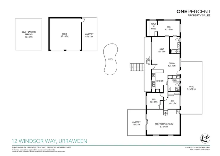 Floorplan of Homely house listing, 12 Windsor Way, Urraween QLD 4655