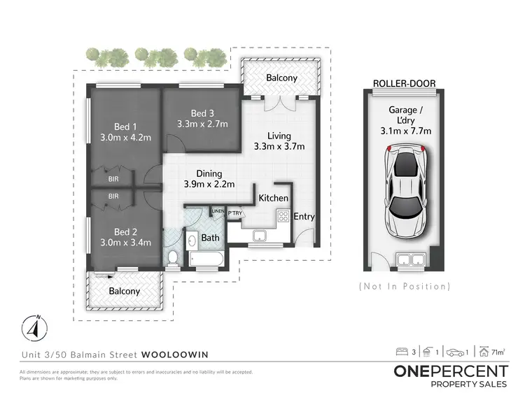 Floorplan of Homely unit listing, 3/50 Balmain Street, Wooloowin QLD 4030