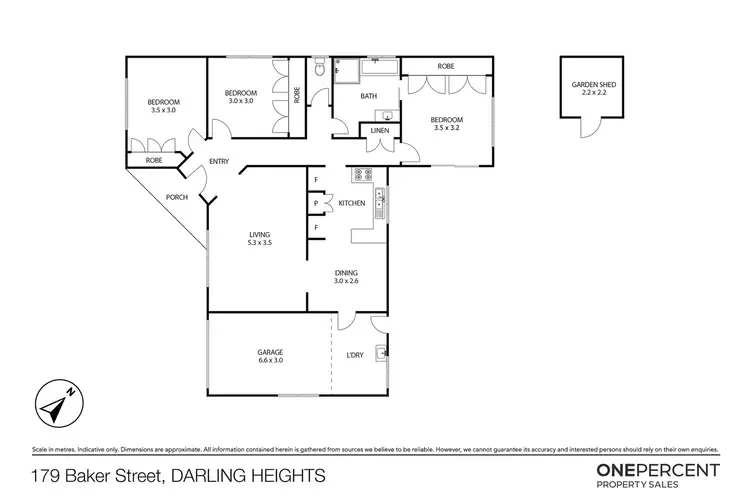 Floorplan of Homely house listing, 179 Baker Street, Darling Heights QLD 4350