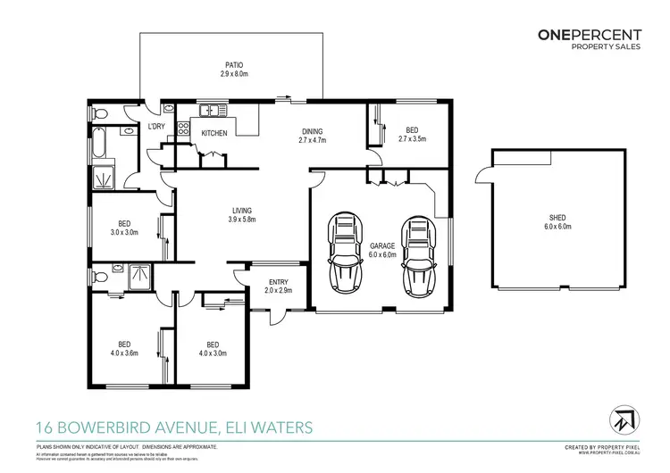 Floorplan of Homely house listing, 16 Bowerbird Avenue, Eli Waters QLD 4655