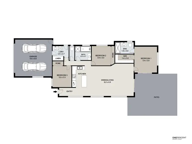 Floorplan of Homely house listing, 42A Cania Way, Clinton QLD 4680