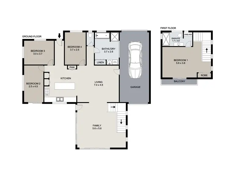 Floorplan of Homely house listing, 18 Sayre Crescent, Boyne Island QLD 4680
