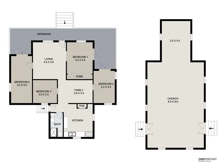 Floorplan of Homely rural property listing, 57 Raglan Street, Mount Larcom QLD 4695
