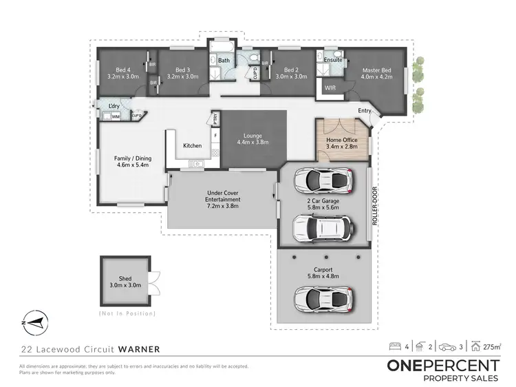 Floorplan of Homely house listing, 22 Lacewood Circuit, Warner QLD 4500