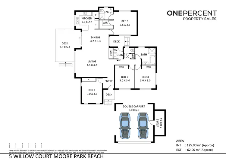 Floorplan of Homely house listing, 5 Willow Court, Moore Park Beach QLD 4670