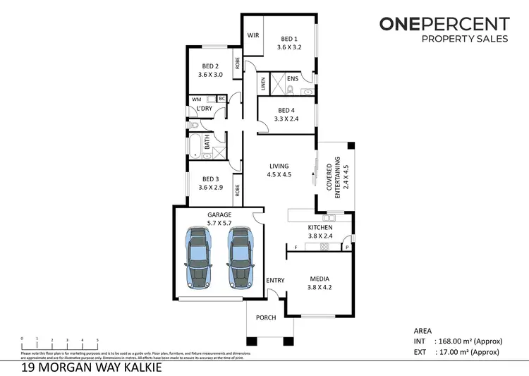 Floorplan of Homely house listing, 19 Morgan Way, Kalkie QLD 4670