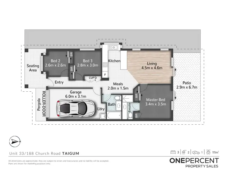 Floorplan of Homely villa listing, 33/188 Church Road, Taigum QLD 4018