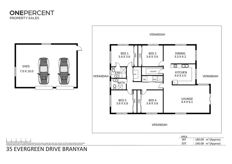 Floorplan of Homely house listing, 35 Evergreen Drive, Branyan QLD 4670