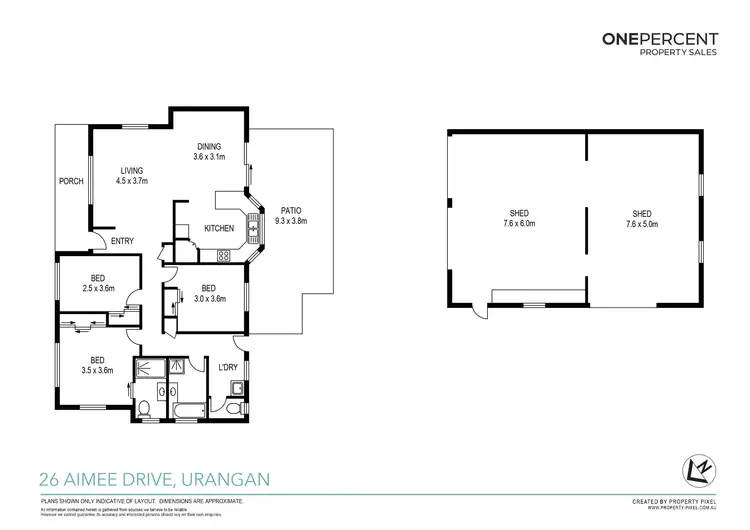Floorplan of Homely house listing, 26 Aimee Drive, Urangan QLD 4655