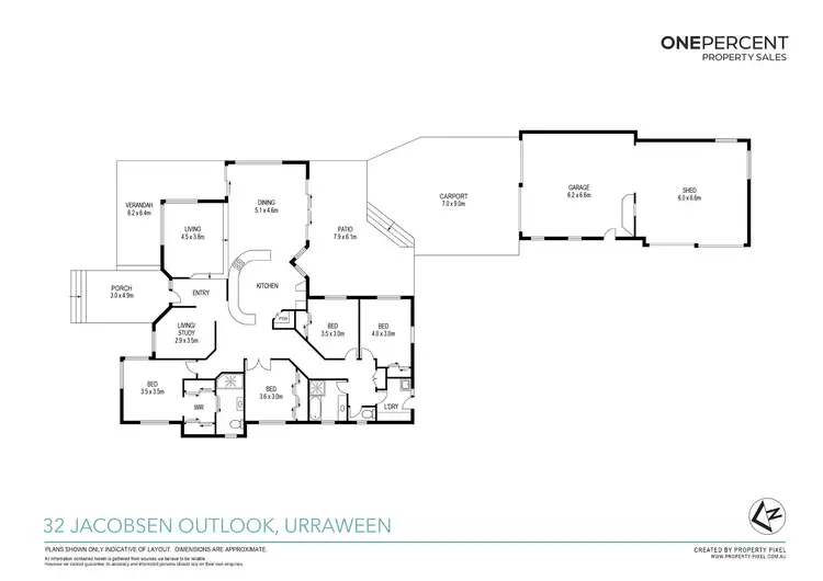 Floorplan of Homely house listing, 32 Jacobsen Outlook, Urraween QLD 4655