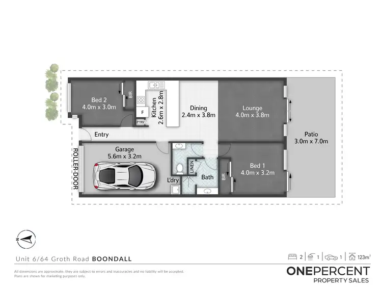 Floorplan of Homely villa listing, 6/64 Groth Road, Boondall QLD 4034