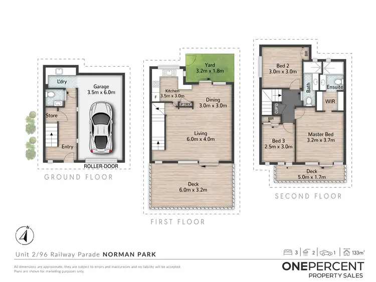 Floorplan of Homely townhouse listing, 2/96 Railway Parade, Norman Park QLD 4170