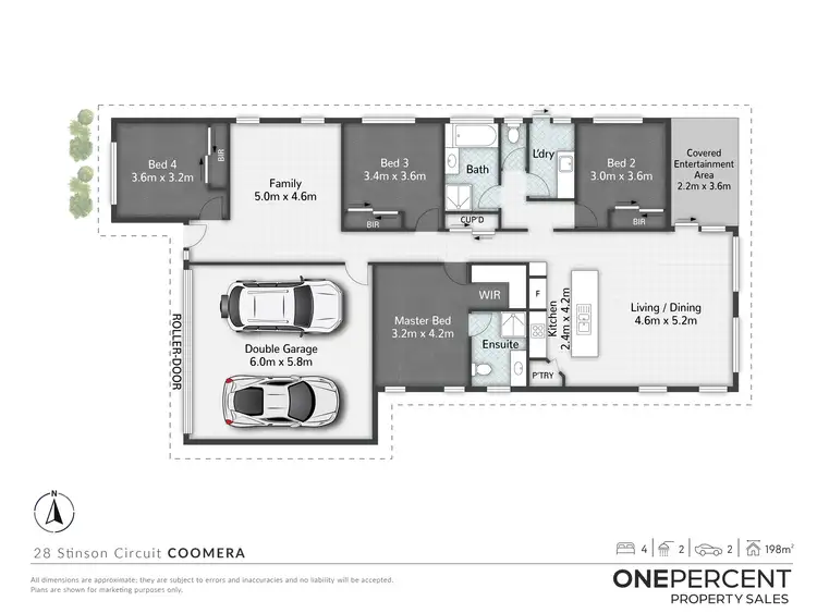 Floorplan of Homely house listing, 28 Stinson Circuit, Coomera QLD 4209