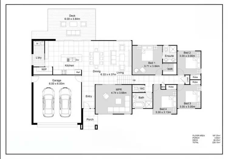 Floorplan of Homely house listing, 15 Eucalyptus Place, Kirkwood QLD 4680