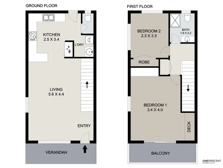 Floorplan of Homely unit listing, 1/4 Bevington Street, Tannum Sands QLD 4680