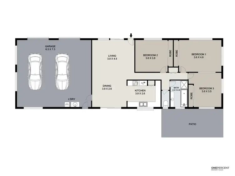Floorplan of Homely house listing, 1 Bellemere Court, Boyne Island QLD 4680