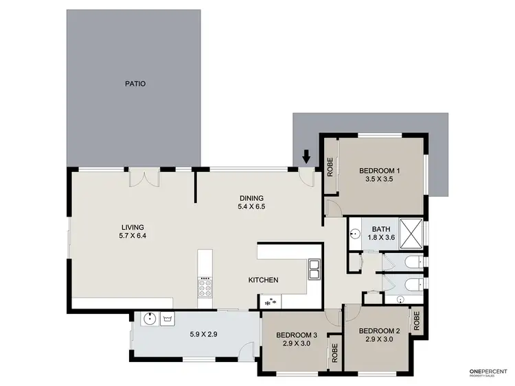 Floorplan of Homely house listing, 1 Dunstall Street, Clinton QLD 4680