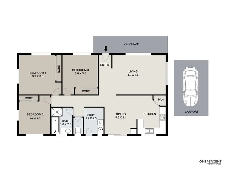 Floorplan of Homely house listing, 15 Kylee Crescent, Calliope QLD 4680