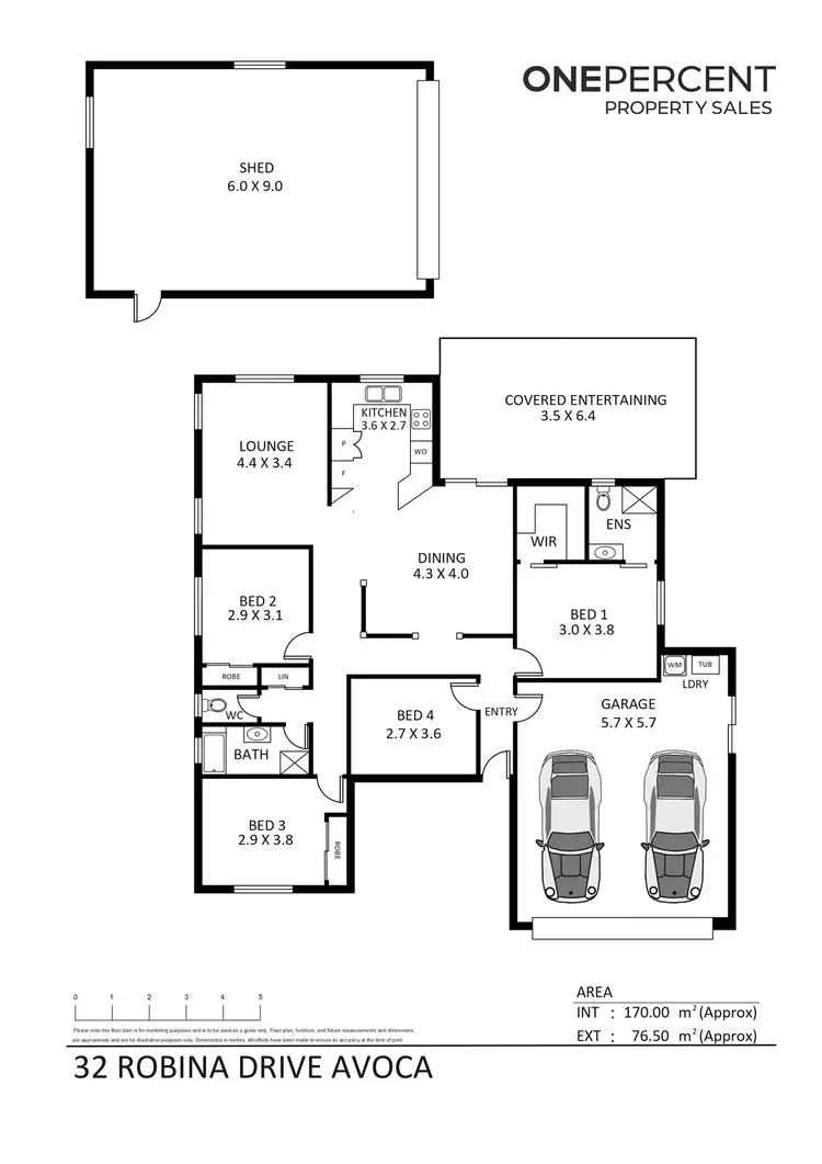 Floorplan of Homely house listing, 32 Robina Drive, Avoca QLD 4670