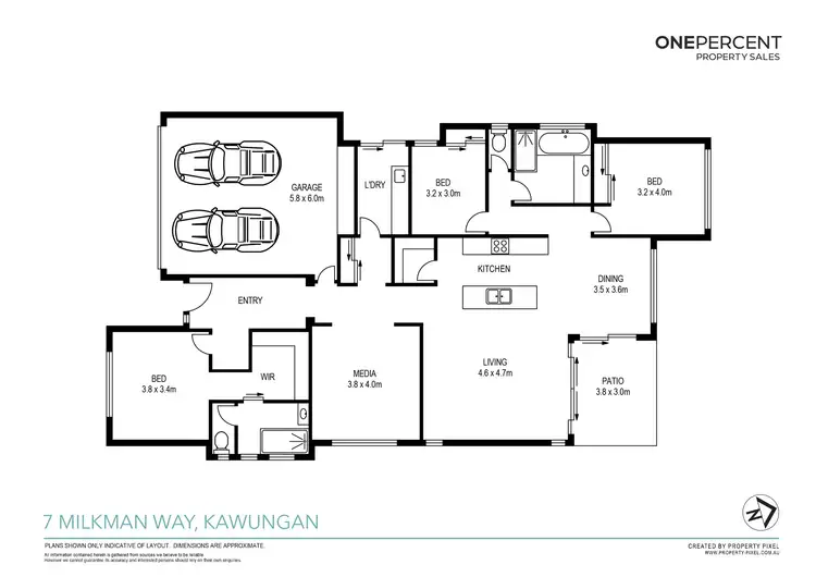 Floorplan of Homely house listing, 7 Milkman Way, Kawungan QLD 4655