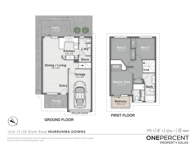Floorplan of Homely townhouse listing, 71/32 Blyth Road, Murrumba Downs QLD 4503