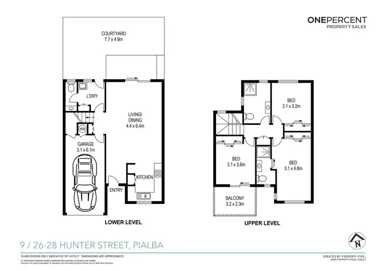 Floorplan of Homely townhouse listing, 9/26 - 28 Hunter Street, Pialba QLD 4655