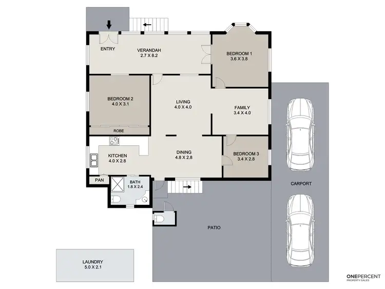 Floorplan of Homely house listing, 257 Auckland Street, South Gladstone QLD 4680