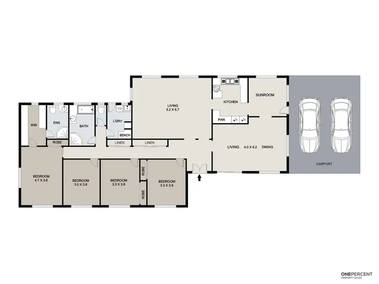 Floorplan of Homely rural property listing, 41 Roffey Road, Calliope QLD 4680