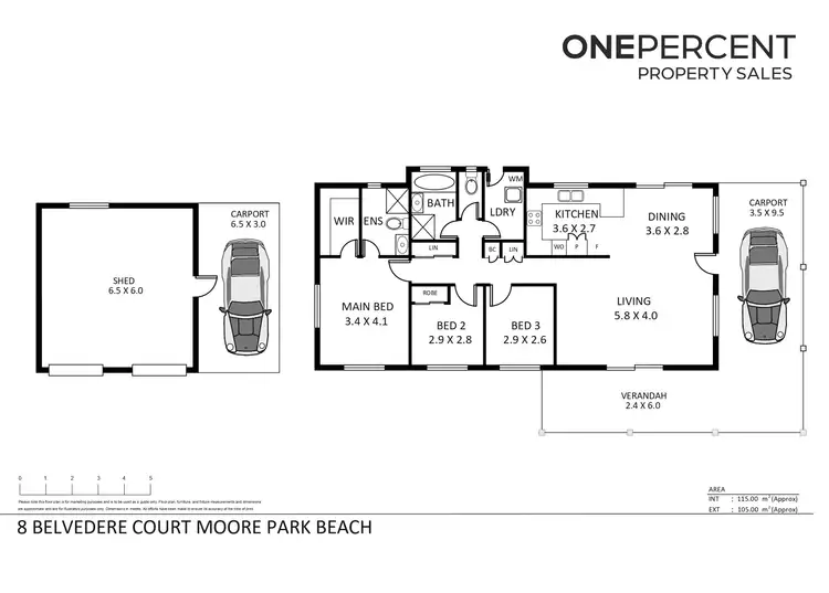 Floorplan of Homely house listing, 8 Belvedere Court, Moore Park Beach QLD 4670