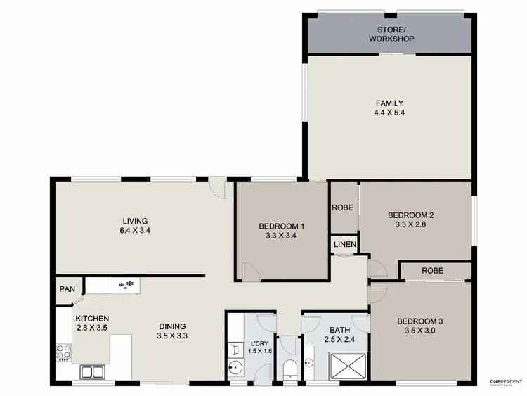 Floorplan of Homely house listing, 11 Werite Court, Boyne Island QLD 4680