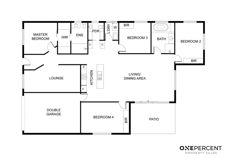 Floorplan of Homely house listing, 42 Dartmouth Close, Clinton QLD 4680