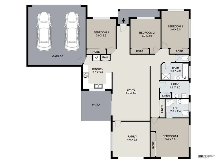 Floorplan of Homely house listing, 46 Drynan Drive, Calliope QLD 4680