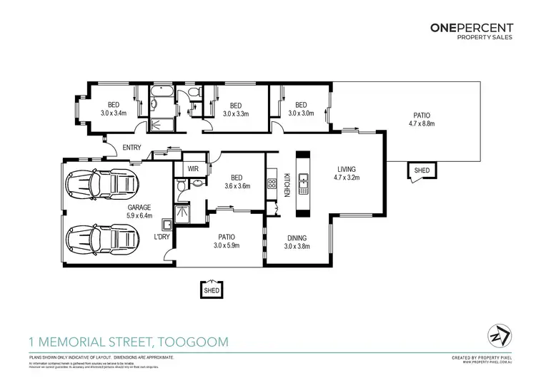 Floorplan of Homely house listing, 1 Memorial Street, Toogoom QLD 4655