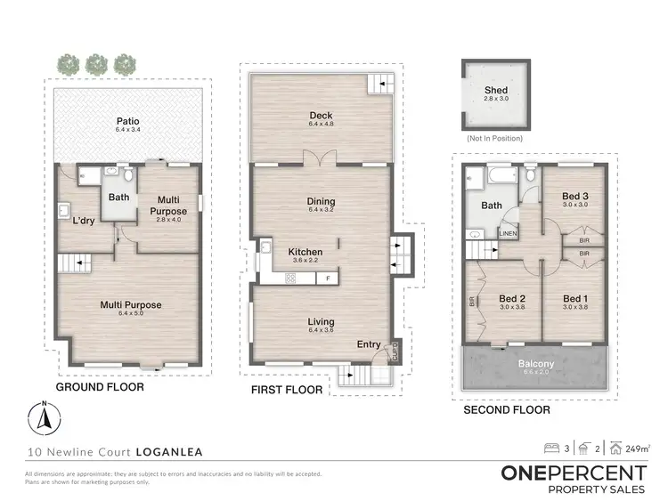 Floorplan of Homely house listing, 10 Newline Court, Loganlea QLD 4131