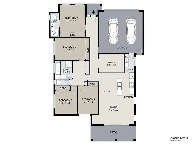 Floorplan of Homely house listing, 5 Bragg Court, Kirkwood QLD 4680