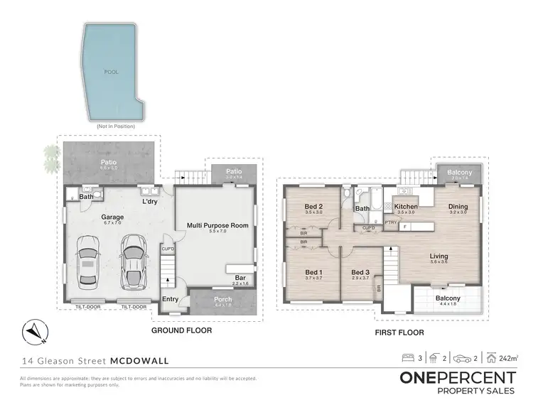 Floorplan of Homely house listing, 14 Gleason Street, Mcdowall QLD 4053